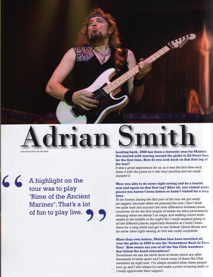 Entrevista Adrian Smith - página 1/4