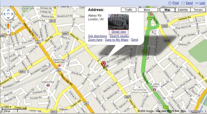 Mesmo virtualmente, andar pela Abbey Road é sensacional...