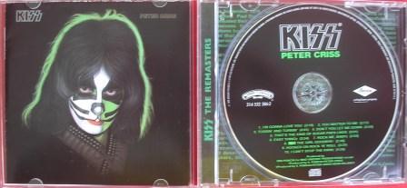 Na capa de edição remaster de Peter Criss mantem se o padrão dos outros solos, só que com a cor verde.