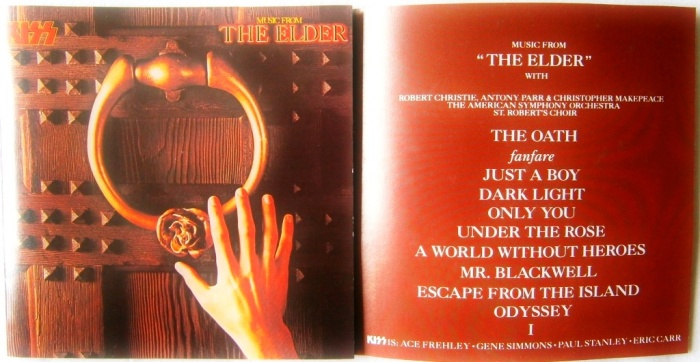 A capa e ordem na versão brasileira do cd.