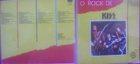 O Rock de Kiss numa versão em Cdr, imitando a original lançada em vinil