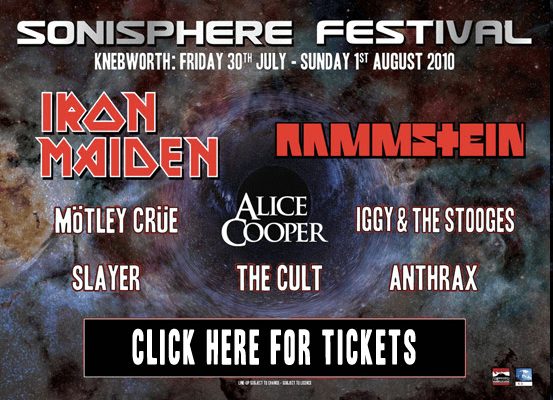 Aqui, uma ressalva: Rammstein também é apontado como headliner. Eu, particularmente, desconsidero isso. Este show está sendo apontado como única aparição do Maiden na Inglaterra em 2010.
