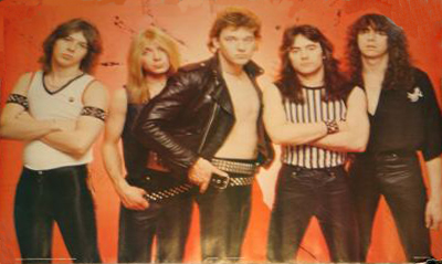 Clive, Murray, Di'Anno, Harris e Stratton: o Maiden em 1980 