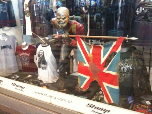 The Trooper na loja Stamp (Galeria do Rock, São Paulo, 2010)