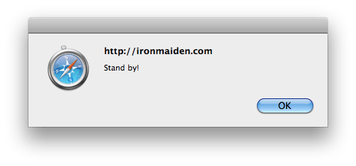 Pop-up para quem estava no site quando countdown chegou a zero...