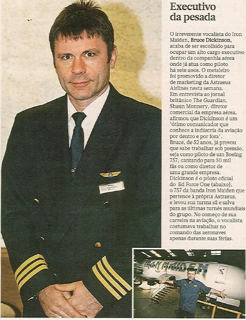 BrasilEconômico_Bruce_Dickinson Abrir o Brasil Econômico e se deparar com reportagem especial do Bruce Dickinson: não tem preço!