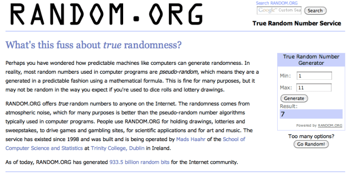 Random-ORG - Sorteio Minuto HM - CD 1 AcclA JULIO é o grande ganhador do CD!