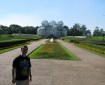 Chegando no Jardim Botânico, um calor infernal, mas no metal, não existe "passar frio, passar calor"... hehehe