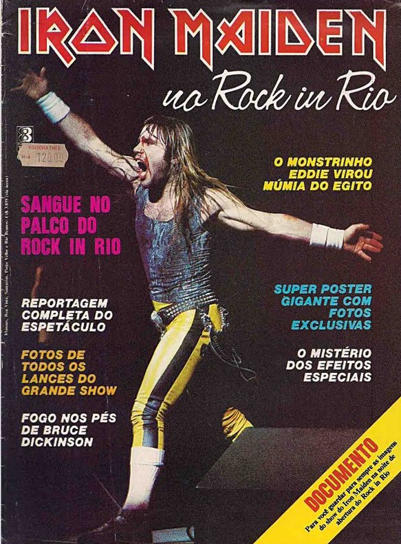 iron maiden revista rock in rio 1985