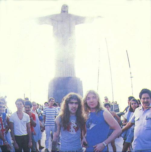 Steve e Dave visitando o ponto turístico mais famoso da América do Sul