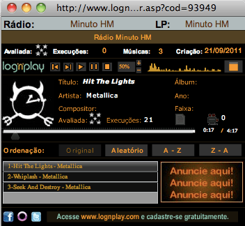 Rádio Minuto HM - a rádio da família do Heavy Metal