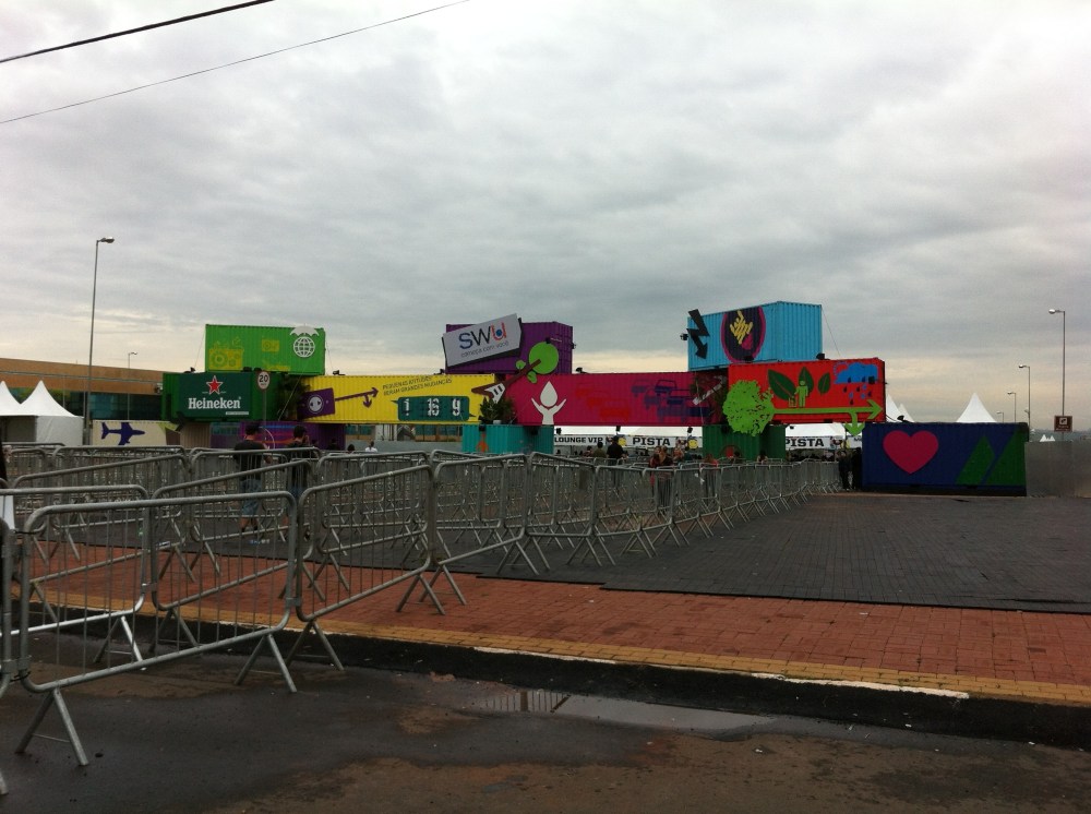 Entrada para o festival