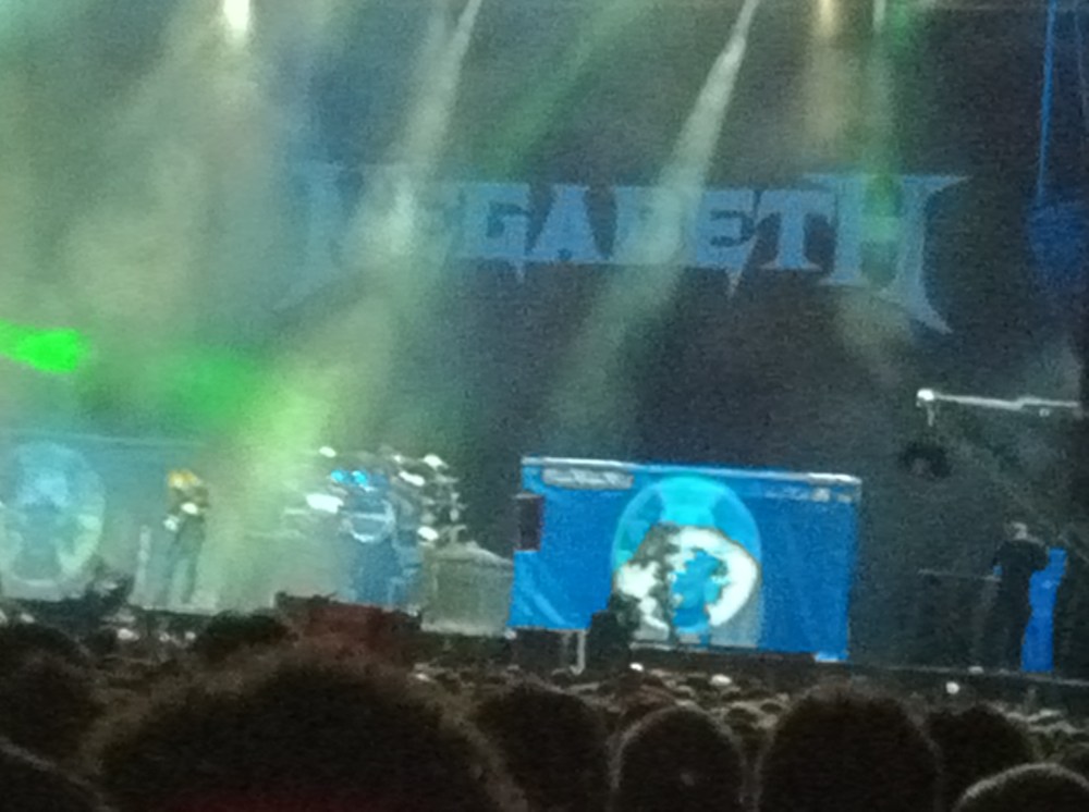 Megadeth no palco!