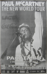Anúncio do show (Folha de São Paulo) - a imagem também foi usada na capa de uma das diversas edições de "Paul Is Live" em DVD