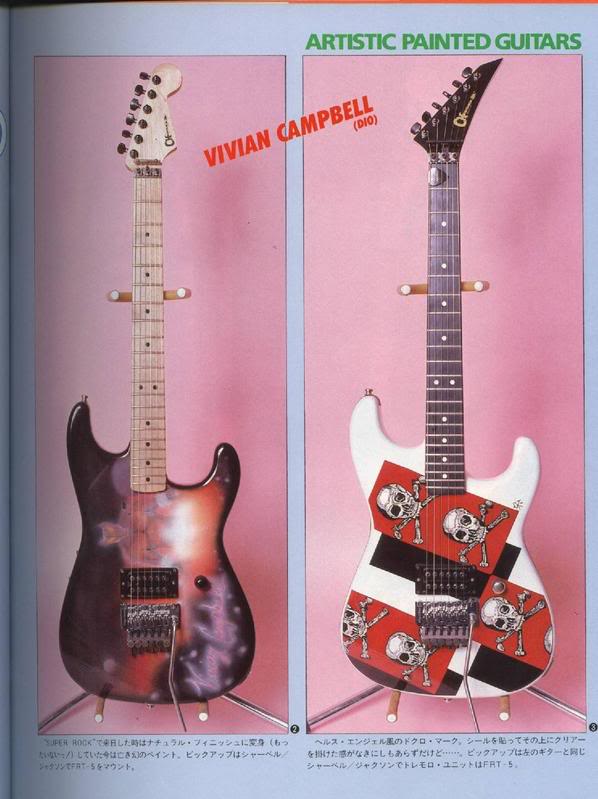 As novas guitarras de Vivian Campbell com a influência do estilo L.A.