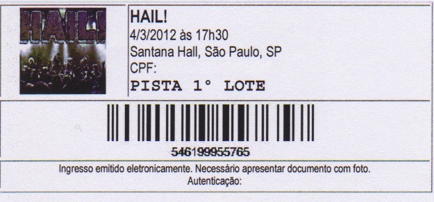 O local do show foi alterado para o Blackmore Rock Bar