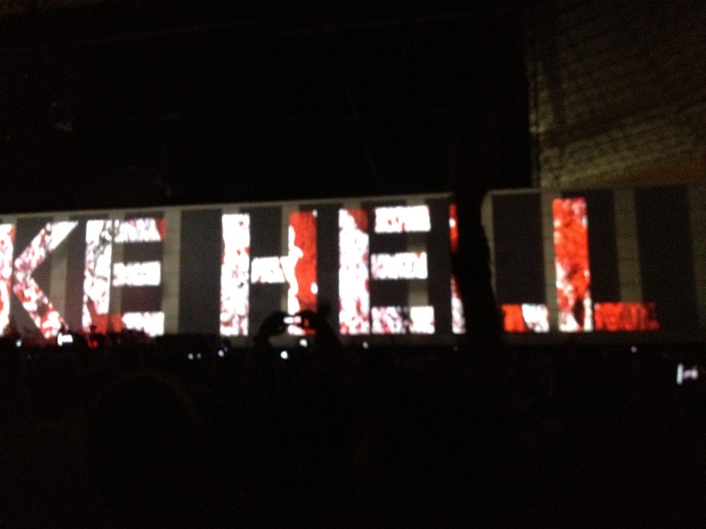 Run Like Hell: o show se aproximava do fim