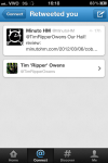 Tim "Ripper" Owens repassando este post ao seus seguidores do Twitter