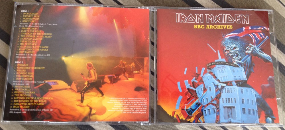 CD duplo BBC Archives - capa e contra-capa