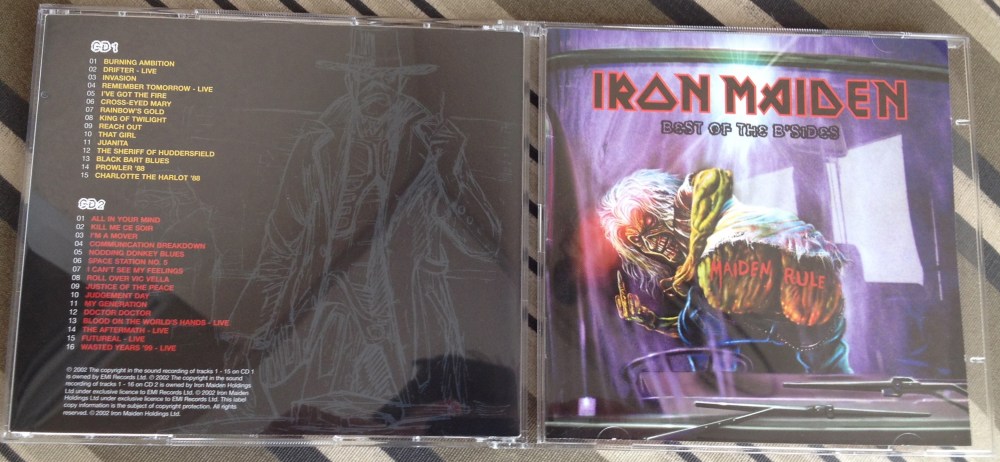 CD duplo Best Of The B'Sides - capa e contra-capa