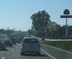 O pesado trânsito californiano no horário de pico