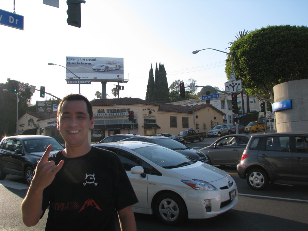 A lendária Sunset Boulevard