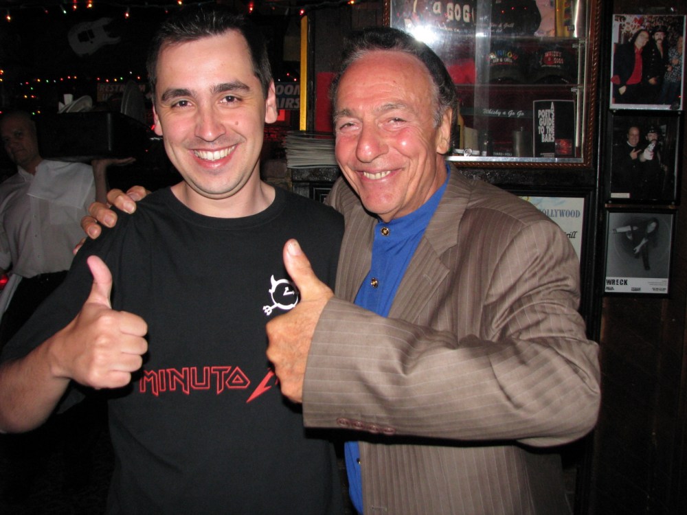 Eduardo e o manager do Rainbow