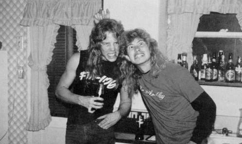Hetfield e Mustaine