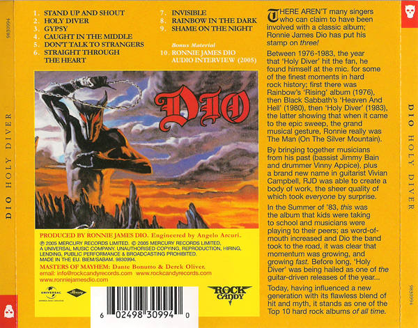 A Edição Especial de 2005 de Holy Diver