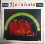 A capa do vinil - Rainbow On Stage