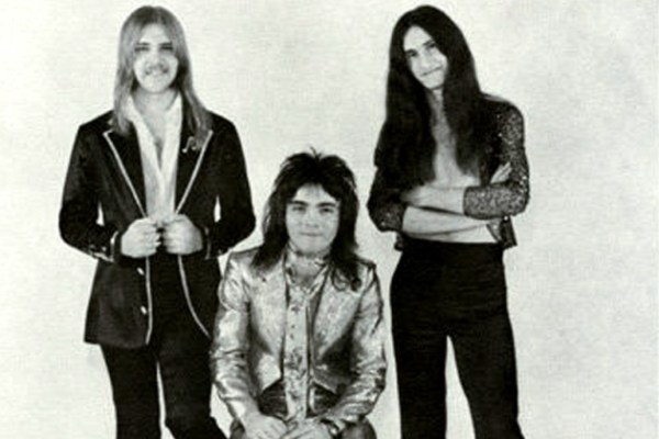 Alex Lifeson, John Rutsey e Geddy Lee: RUSH - 1974