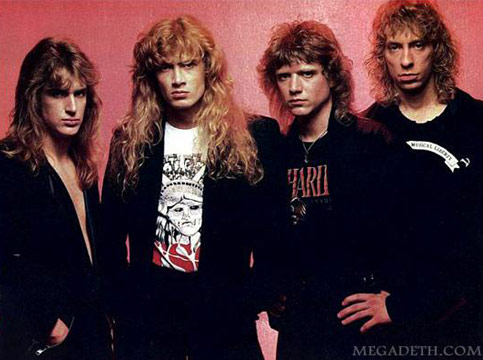 Ellefson, Mustaine, Poland e Samuelson