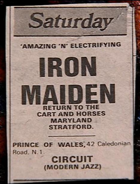 cart & horses iron maiden 1