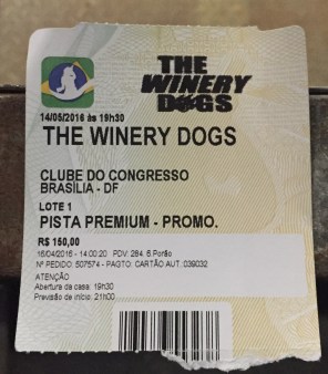 The Winery Dogs em Brasília